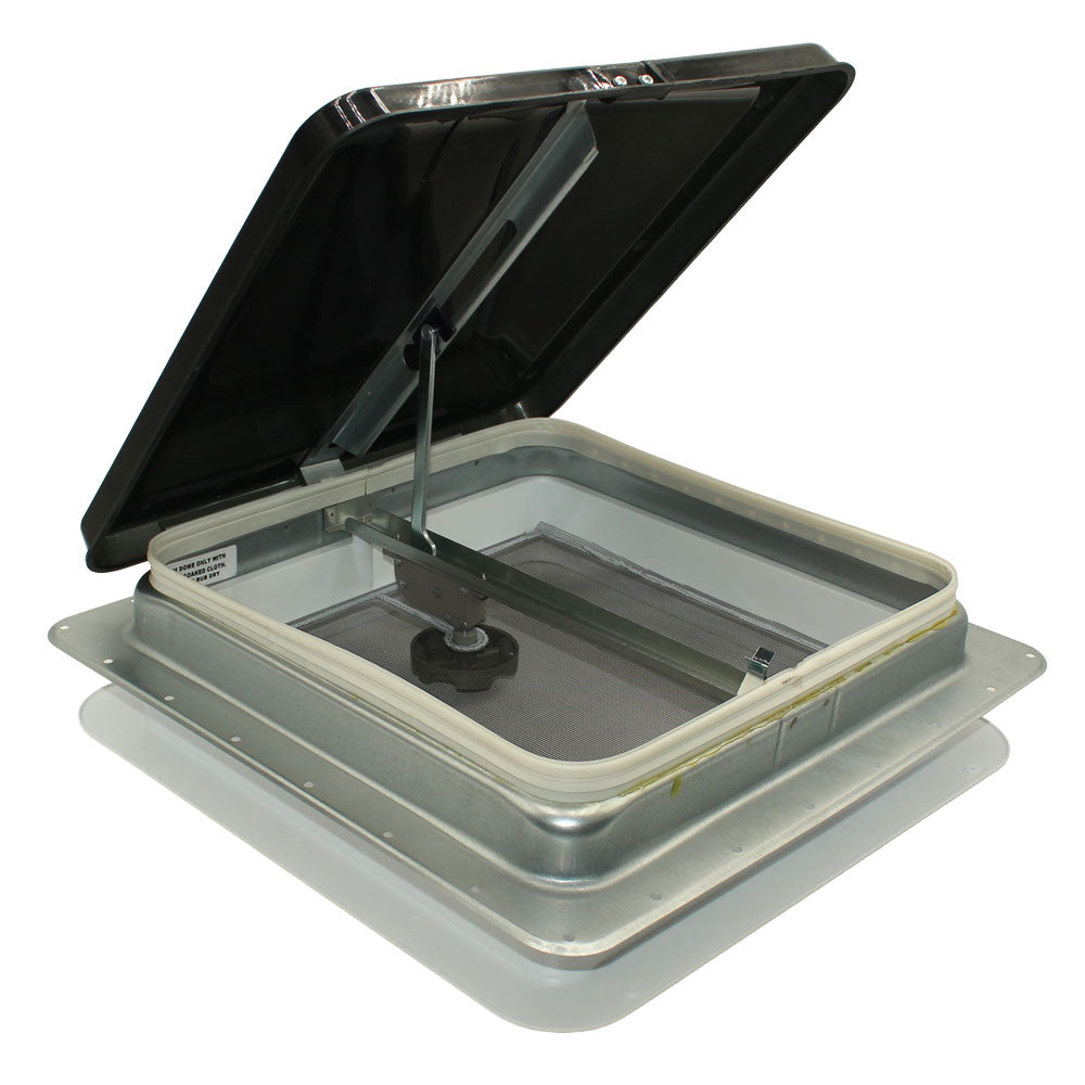 74111A-C1G1 Replacement 14" White Roof Vent w/ Smoke Colored Lid
