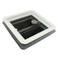 74111A-C1G1 Replacement 14" White Roof Vent w/ Smoke Colored Lid