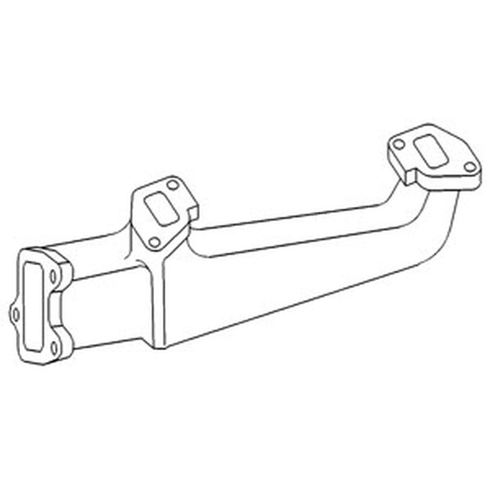 741764M1 Exhaust Manifold Fits Massey Ferguson 255 265, 275, 50C, 50D
