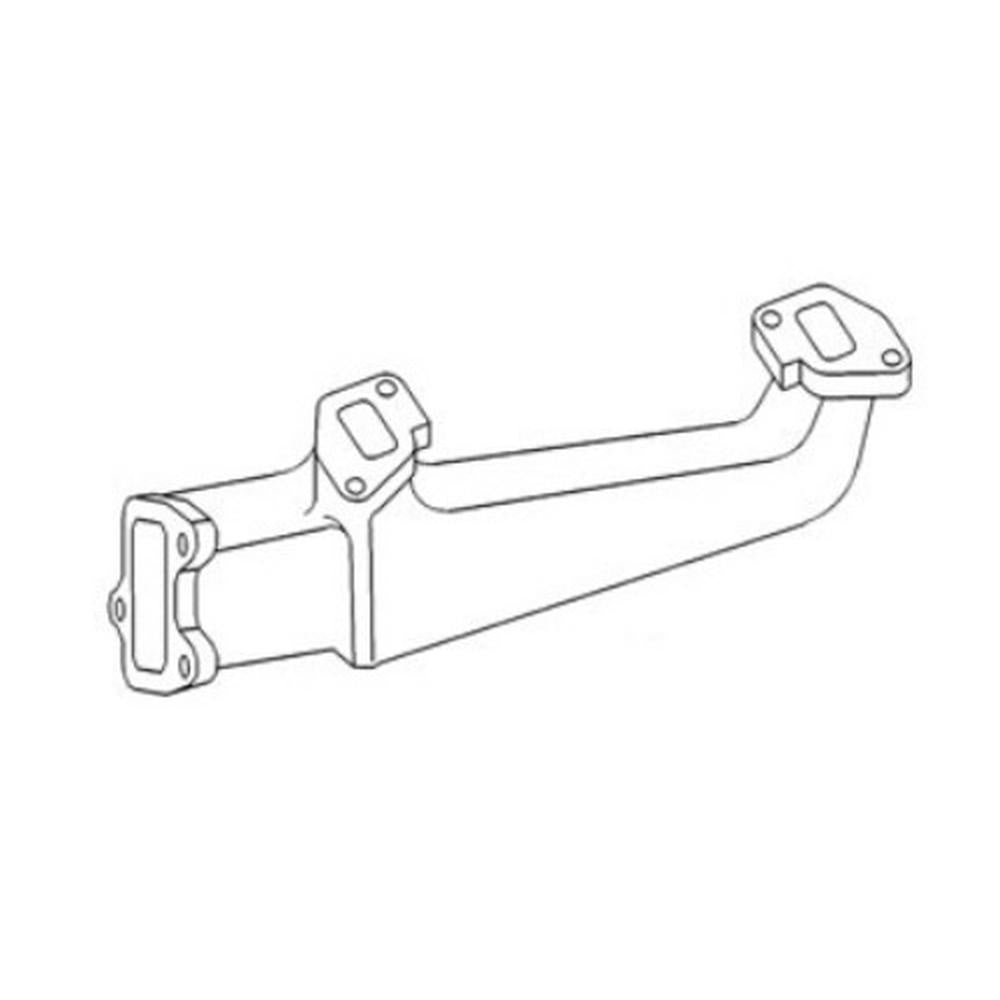 741764M1 New Exhaust Manifold Fits Massey Ferguson 255 265, 275, 50C, 50D