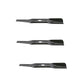 (3) Blades Fits MTD 742p05086-L 742-05086-L 54" Fits Cub Cadet Fits Troy Bilt