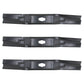 (3) Blades Fits MTD 742p05086-L 742-05086-L 54" Fits Cub Cadet Fits Troy Bilt