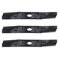 (3) Blades Fits MTD 742p05086-L 742-05086-L 54" Fits Cub Cadet Fits Troy Bilt