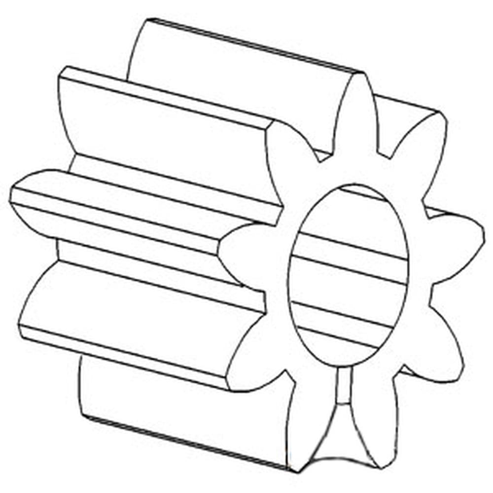 743020M1 New Tractor Balancer Gear Fits 11 24 25 30 31 60 6500 6830 +