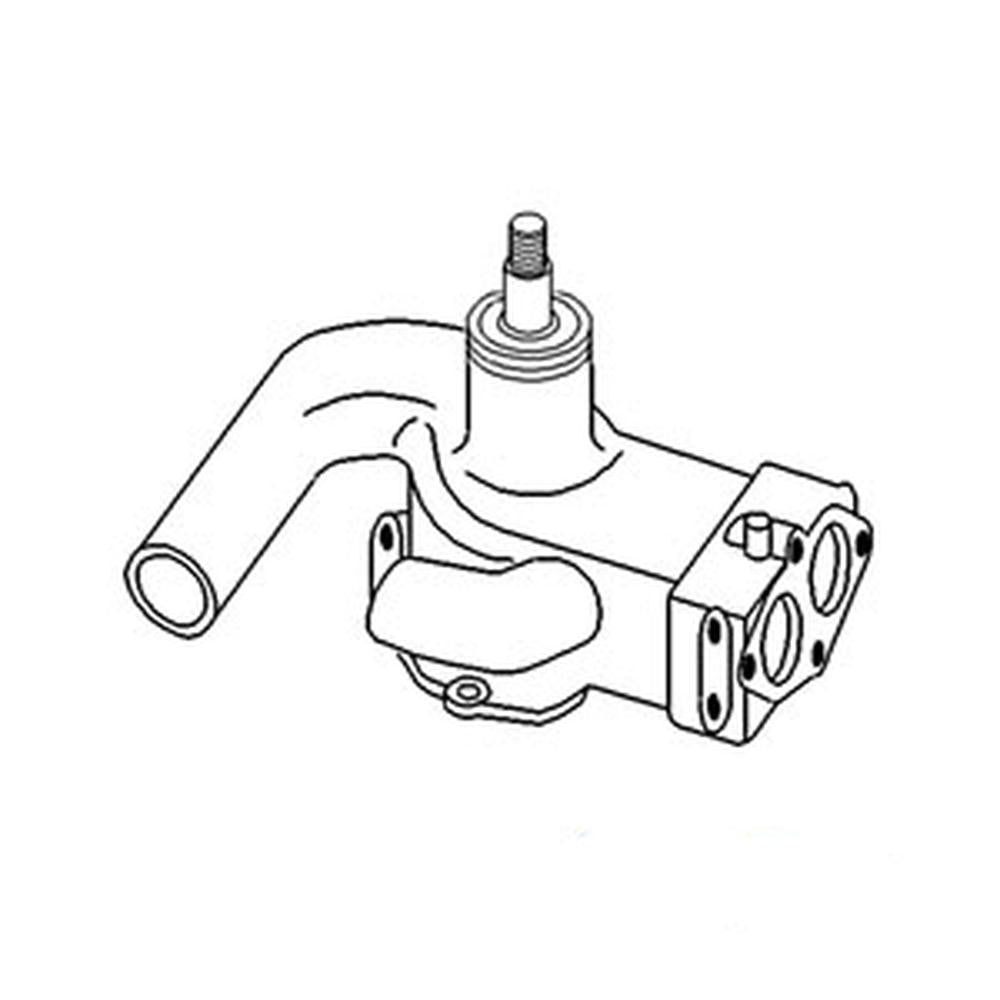 744314M91 New Tractor Water Pump Fits MF 2680 2685 2705 3525 VPE1028