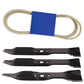 Blade Belt Kit Fits Cub Cadet 46" Deck LT1045 LT1046 942-04124 942-04125