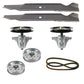 Rebuild Kit Spindles Blades Belt Pulleys for Troy Bilt Horse XP 46" Lawn Mower