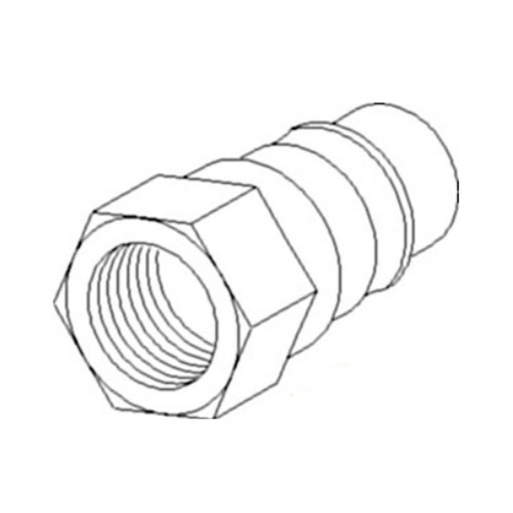 75540-66220 Hydraulic Male Coupler Fits Kubota B3030 B7300 B7400 B7410 B7500