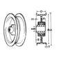 Flat Idler Pulley with Flanges Fits Cub Cadet Replaces 756-0365