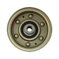 Qty 2: Flat Idler Pulley Fits John Deere Replaces PT8649