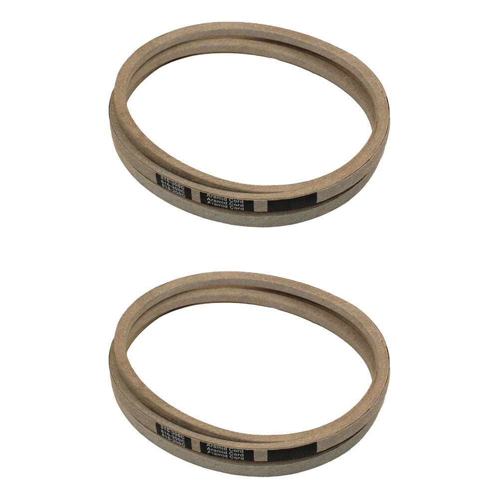 Qty 2: V-Belt - 5/8" x 106" 
 Fits Kubota Replaces 70000-73993 Made with Aramid