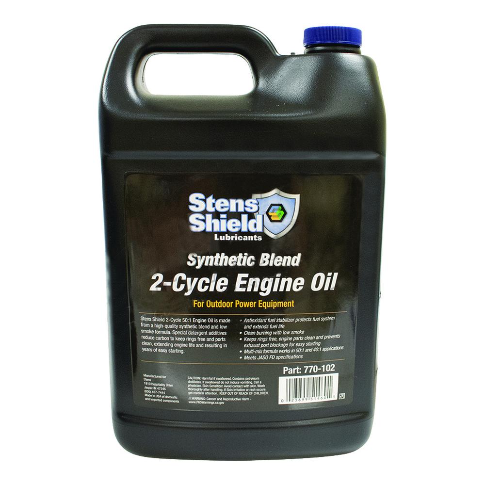 770-102 - (Set of 4) 2-Cycle Engine Oil - 1 Gallon Bottle 50:1 Synthetic Blend