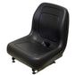 Black Vinyl Seat w/ Slide Rails Fits Ford New Holland 555 555A 555B 555C 55
