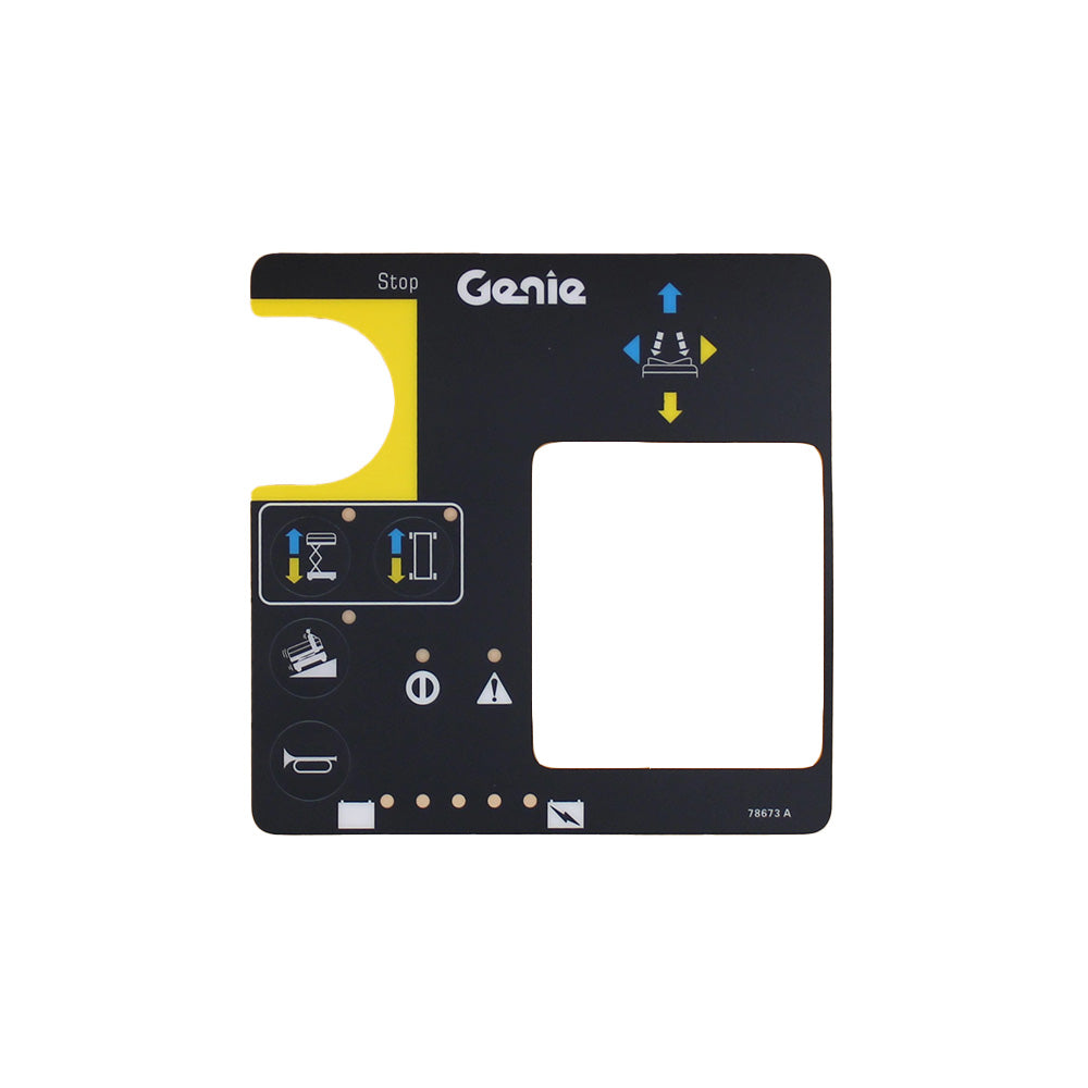 Control Box Overlay Decal Fits Genie Replaces 78673
