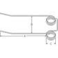 814800C1 New Spring Harrow Tooth Fits Case-IH Mulcher Models 310 4200 +