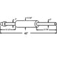 Muffler Fits Ford/New Holland Replaces 81817063
