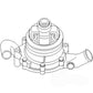 FAPN8A513HH Fits Ford Tractor Parts Water Pump Fits Ford 5110, 5610, 5610S, 5900
