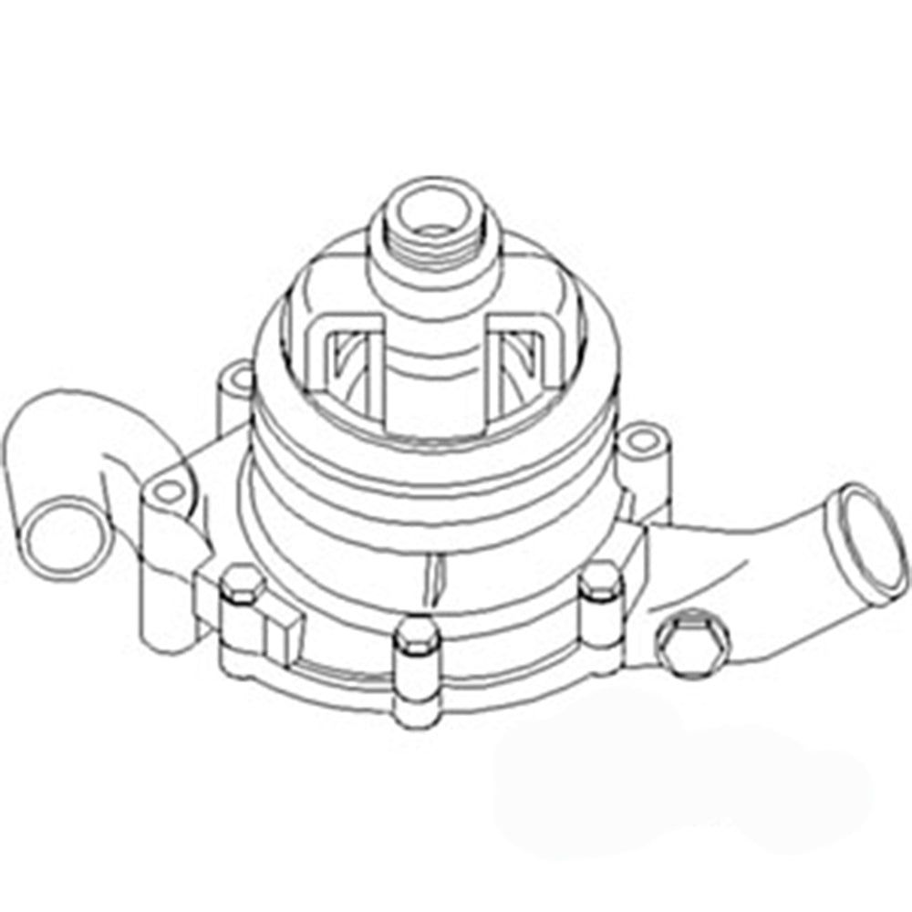 FAPN8A513HH Fits Ford Tractor Parts Water Pump Fits Ford 5110, 5610, 5610S, 5900