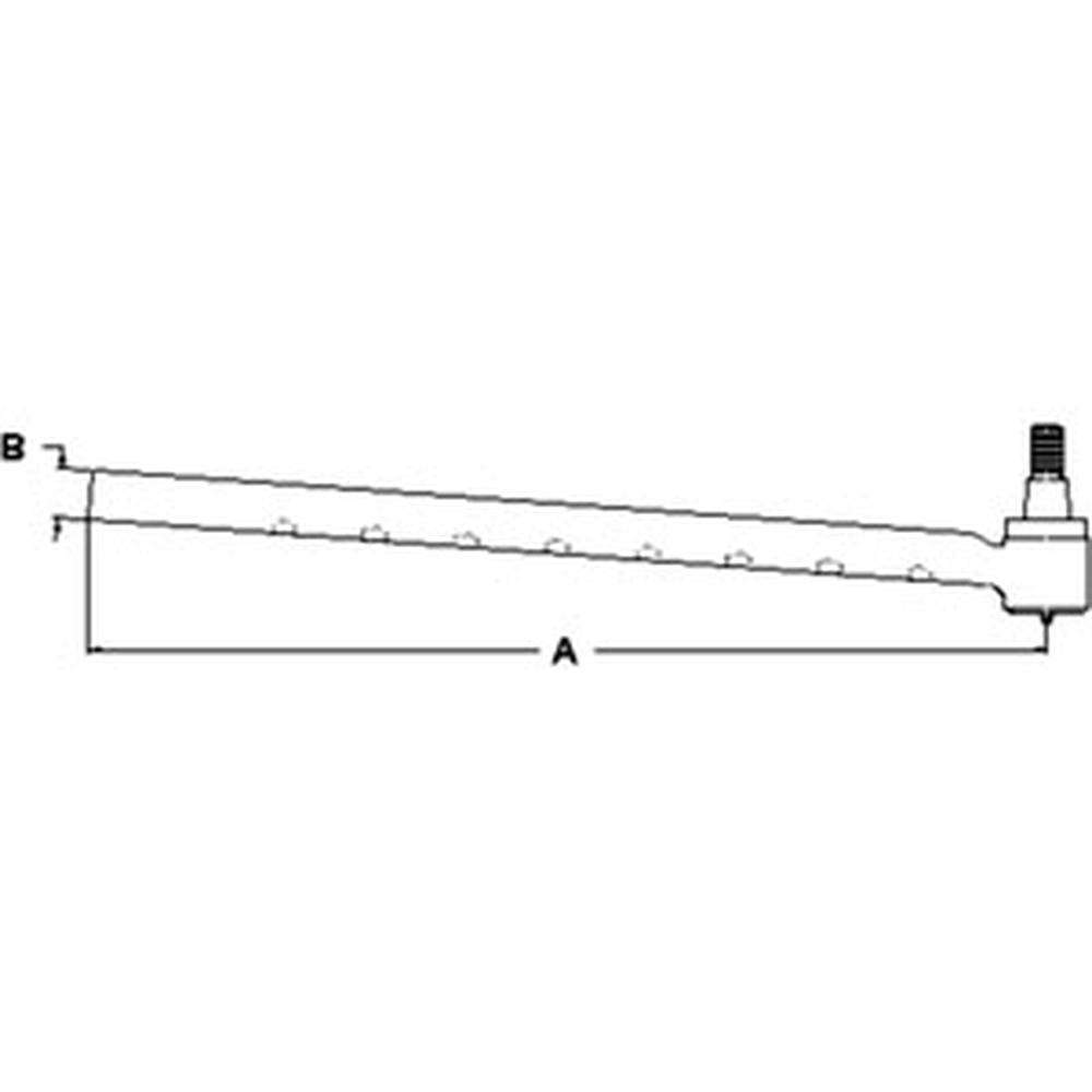 RH Tie Rod 81864106 Fits Ford New Holland 7840 7840O 8240 8340 Ts100 Ts110