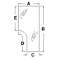 82000396 Cab LH Door Glass Fits New Holland TS100 TS110 TS90 TS115 TL90 TL80 826