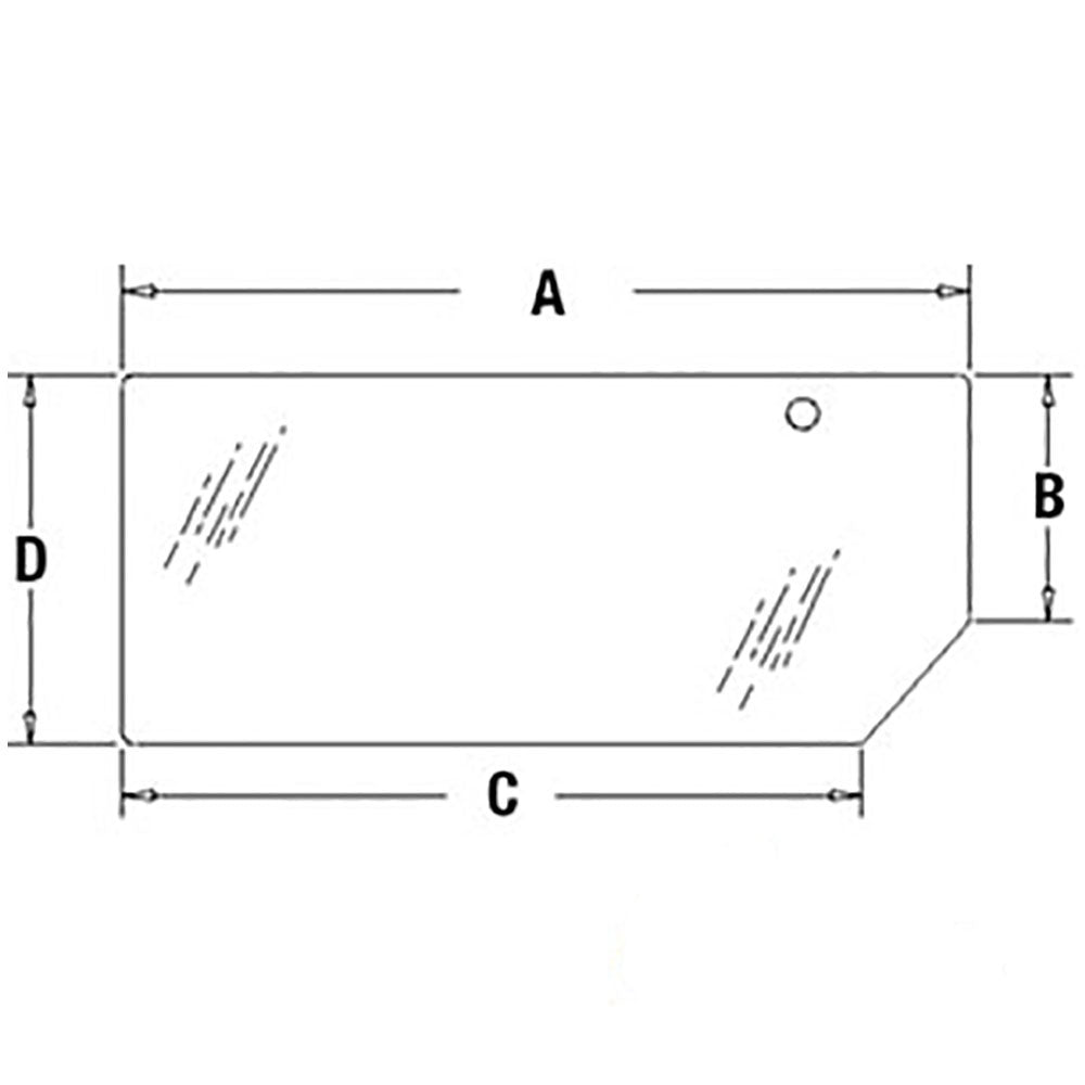 AM82000485 Lower Rear Glass