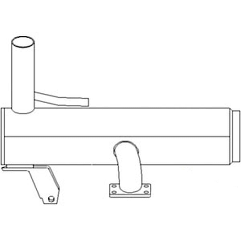 New Muffler Fits Ford/New Holland 7840 7840O 8240 8340 81871354 82009294 83