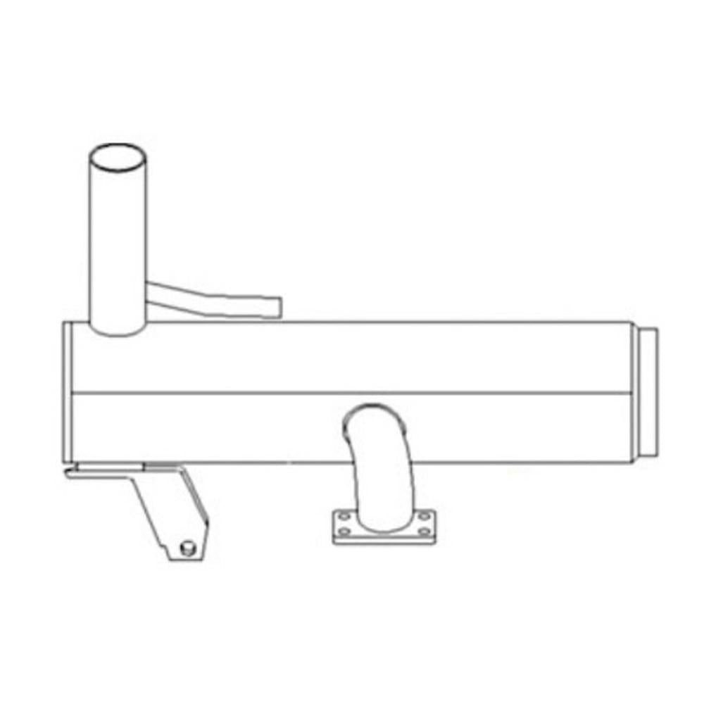 New Muffler Fits Ford/New Holland 7840 7840O 8240 8340 81871354 82009294 83