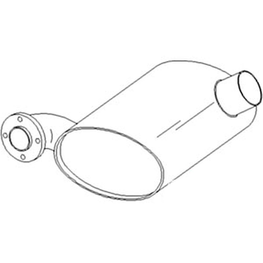New Muffler Fits Ford/New Holland TM150 82010811, 87344289