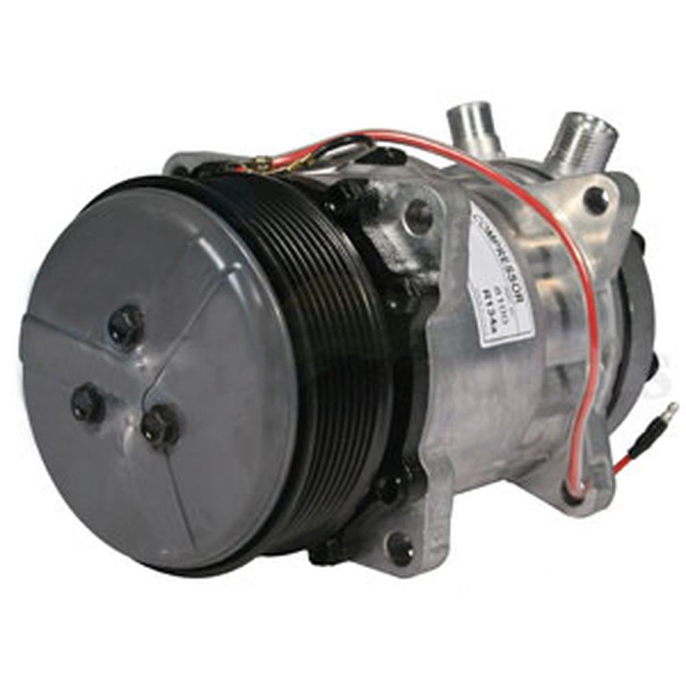 Sanden Compressor w/ Clutch Fits Ford/New Holland Replaces 82008689
