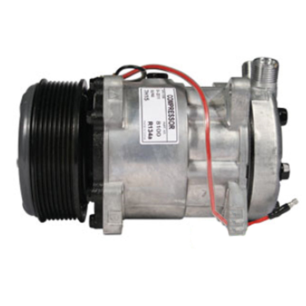Sanden Compressor w/ Clutch Fits Ford/New Holland Replaces 82008689