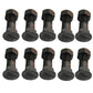826/00303 Ten (10) Aftermarket Tooth Point Plough Bolts & Nuts Fits JCB 1CX 5CX