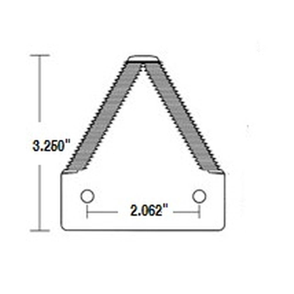 26622 Black Heavy Smooth Sickle Section Fits Case/International Harvester