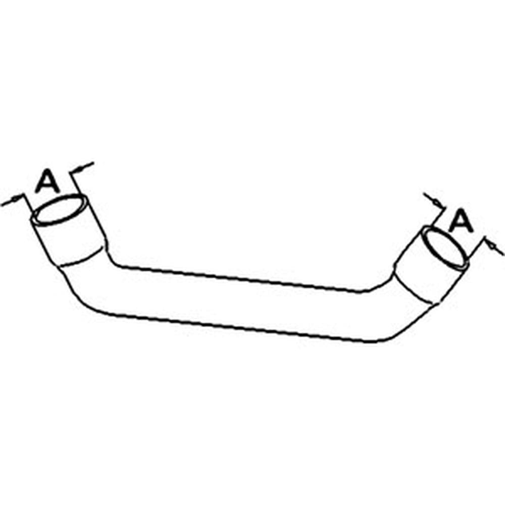 MFS5095-STR Lower Radiator Hose - Fits Massey Ferguson TO35, FE35 135