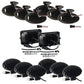 Complete Flood Beam Light Kit Fits John Deere 9000 Series Combines - (Pkg. of