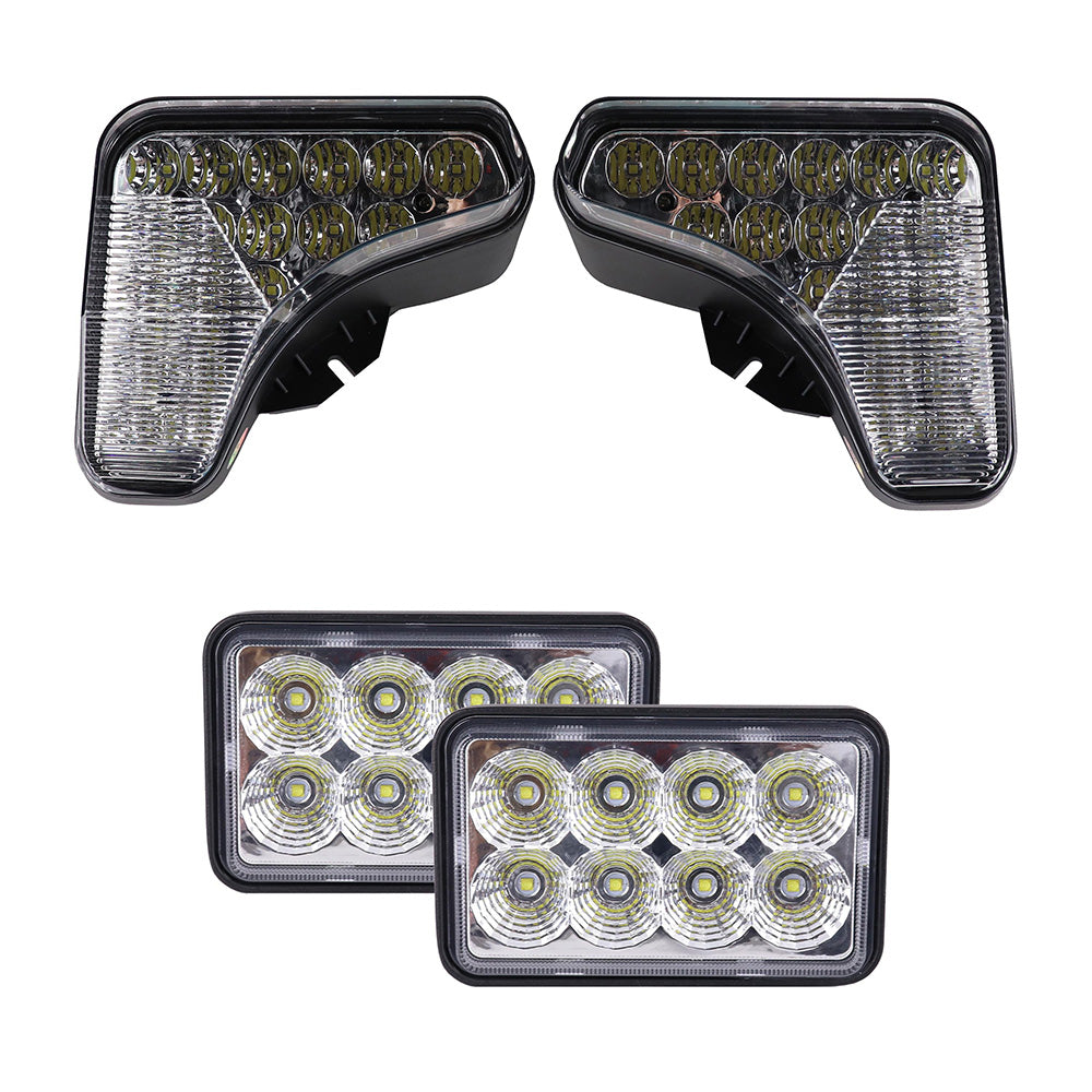 Complete LED Light Kit Fits Bobcat Skid Steers, 10,400 Raw Lumens