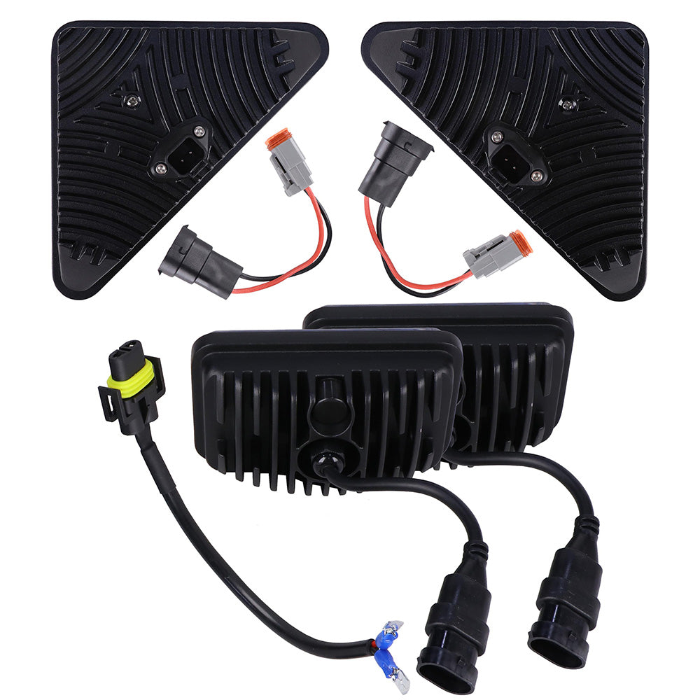 LED Flood Beam Light Kit Fits Bobcat Skid Steers - (Pkg. of 4)