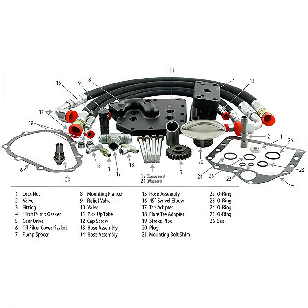 830456 Gear Pump Conversion Kit Fits International