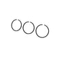 3 HYDRAULIC CYLINDER PISTON RINGS Fits Massey Ferguson MF INDUSTRIAL 202 203 204