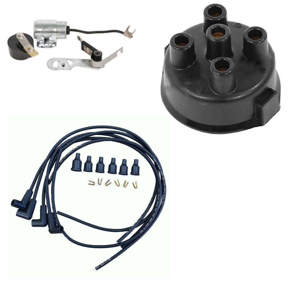 Ignition Kit w/ Distr. Cap & Wiring Set Fits Allis Chalmers Replaces 225733