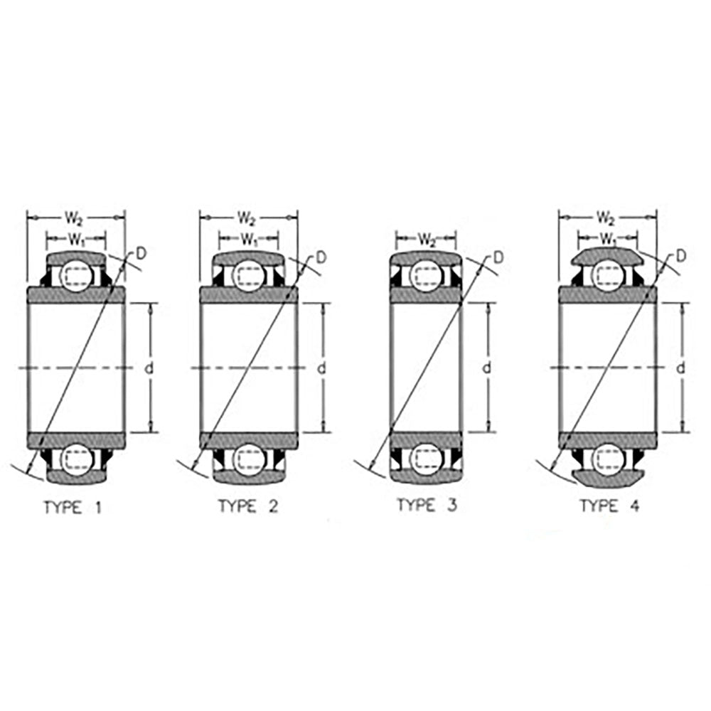 831960M1 Pre-Lube Spherical Disc Bearing Round Bore 145109BH