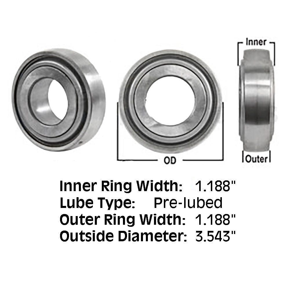 831960M1 Pre-Lube Spherical Disc Bearing Round Bore 145109BH