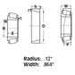 832257M1 Tapered Roller Bearing Cone 0.12" Radius