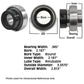 WPS203GRC Tractor Re-Lubri Fits CATable Spherical Ball Bearing With Collar