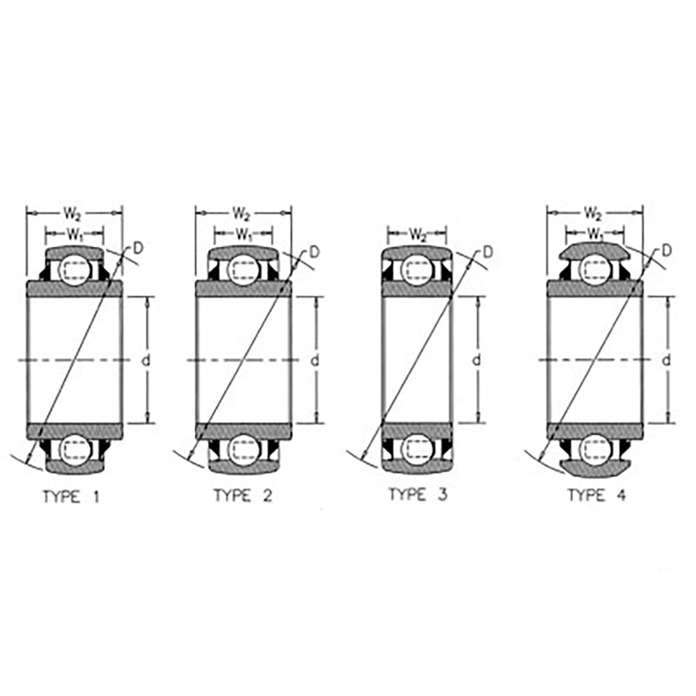 W211PPB3 1-1/2" Square Bore Disc Harrow Bearing DS211TT3 24S3-211E3 3AS11-1 1/2