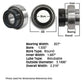 Bearing, Spherical w/Collar Fits Universal Products Replaces WPS108GRC