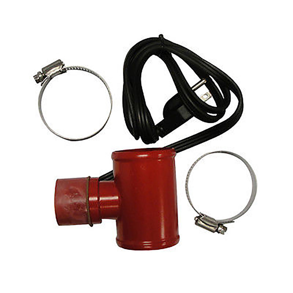 R8166 KATS Lower Radiator Hose Heater, 2" - Fits IH / Fits FARMALL