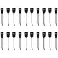 20 PCS Right Hand RH Rubber Rake Teeth Fits New Holland 216 258 260 850614