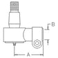 Cylinder End Fits New Holland 86018347 Fits Ford 8970 8670 8770 8870 86018347