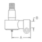 Cylinder End Fits New Holland 86018347 Fits Ford 8970 8670 8770 8870 86018347