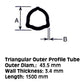 86520378 BP125081500 New Disc Mower Outer Tube Fits Ford New Holland 615 61
